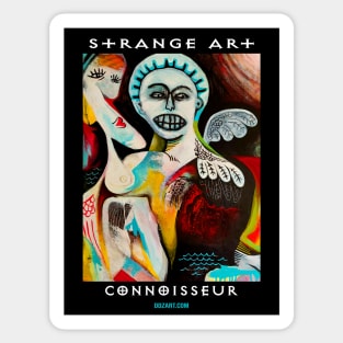 Strange Art Connoisseur Sticker